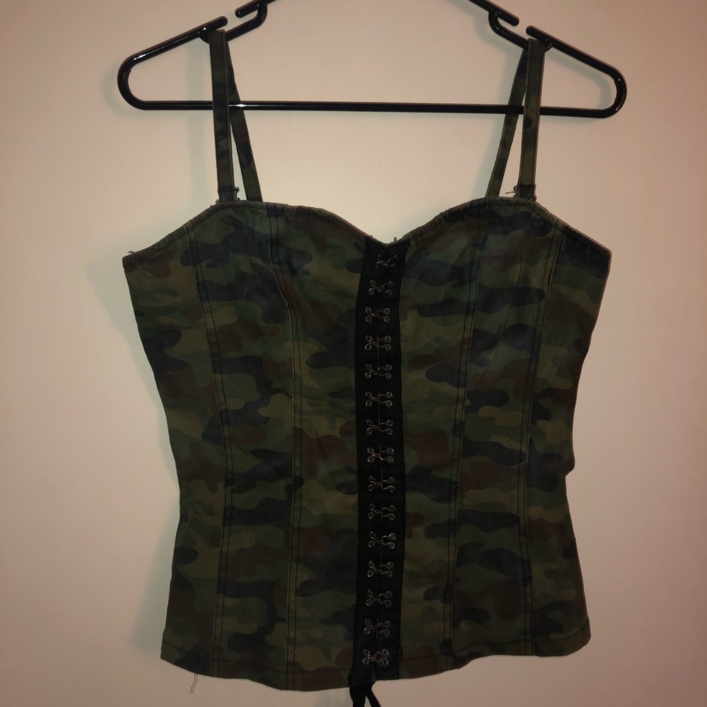 Royal Bones Army Cameo corset M